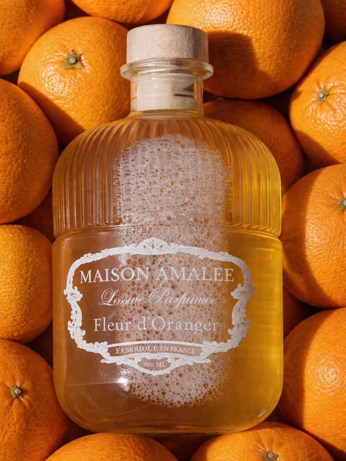 lessive parfumée fleur d'oranger